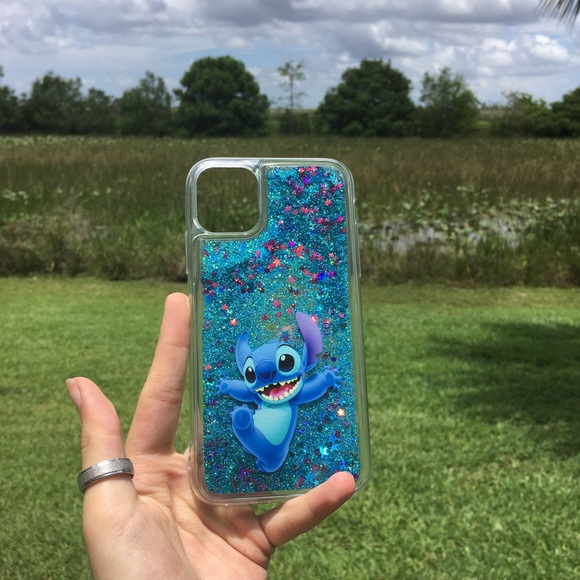 Stitch From Lilo And Stitch Glitter Disney iPhone Case - Picture 2 of 15